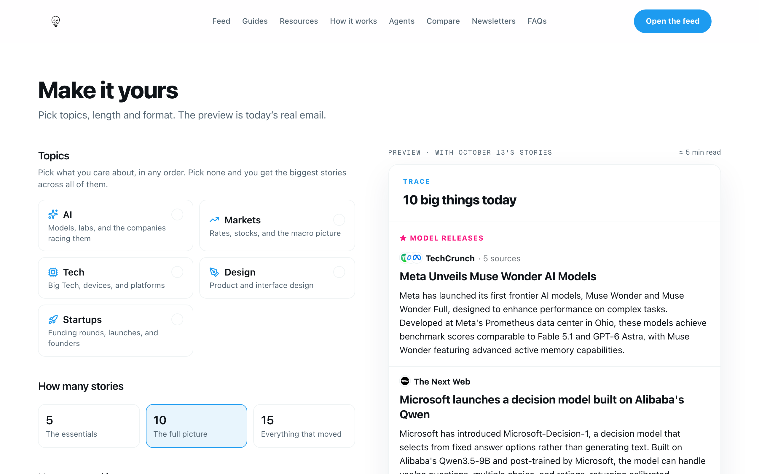 Build your own brief
